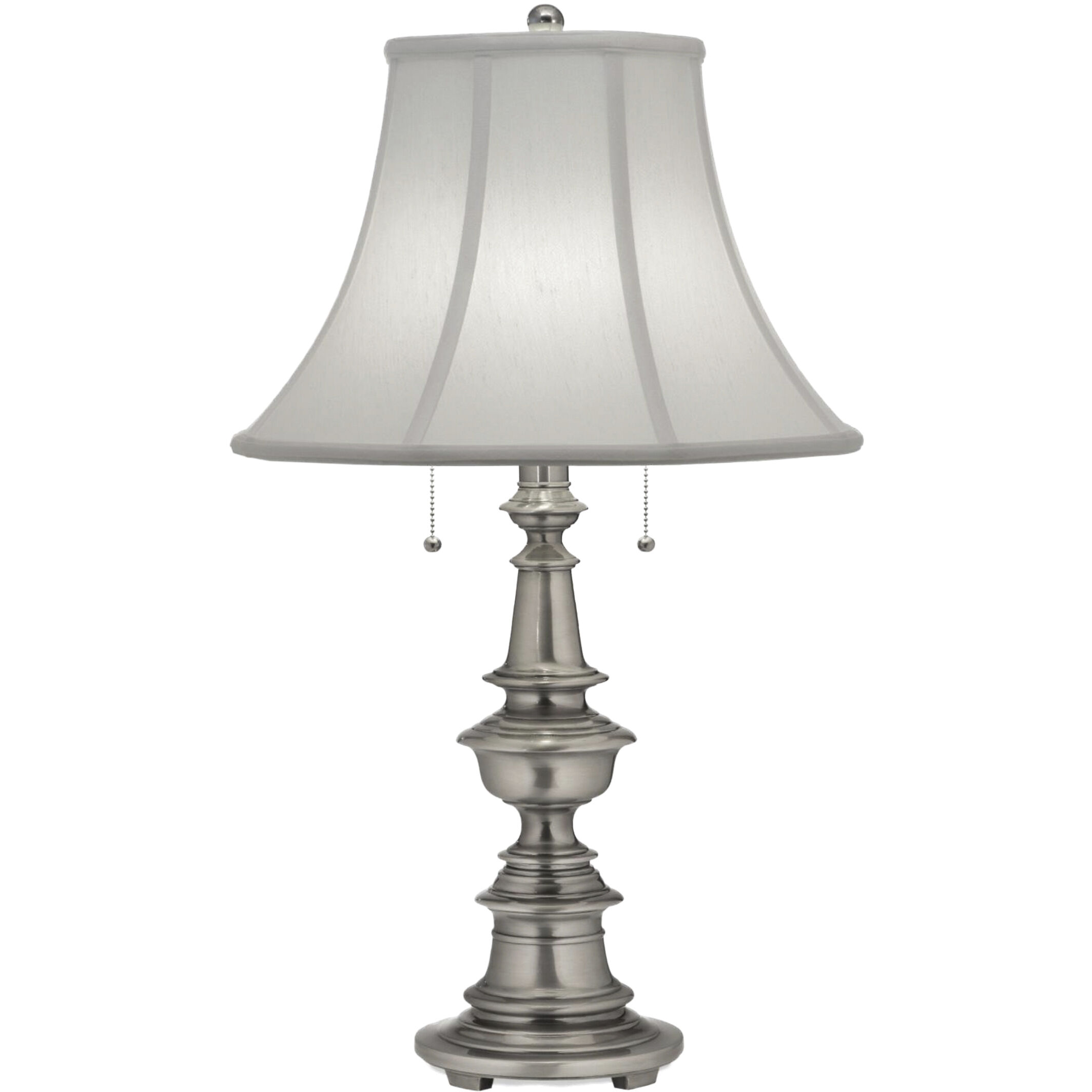 Ellie 29 inch 150 watt Antique Nickel Table Lamp Portable Light